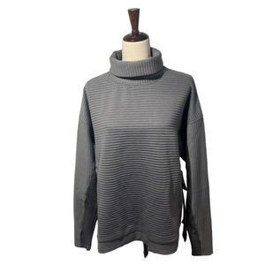 Tahari Sport Turtleneck Pullover | Grey | Size: Medium